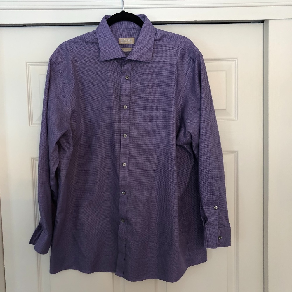Michael Kors, Purple Button Down, 17/23-33
